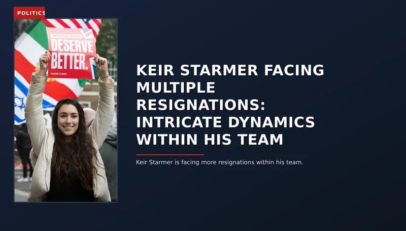 POLITICS: KEIR STARMER FACING MULTIPLE RESIGNATIONS: INTRICATE DYNAMICS WITHIN HIS TEAM — VPNews