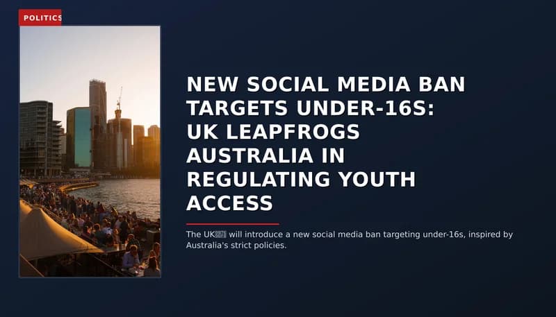 POLITICS: NEW SOCIAL MEDIA BAN TARGETS UNDER-16S: UK LEAPFROGS AUSTRALIA IN REGULATING YOUTH ACCESS — VPNews