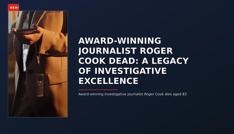 NEWS: AWARD-WINNING JOURNALIST ROGER COOK DEAD: A LEGACY OF INVESTIGATIVE EXCELLENCE — VPNews