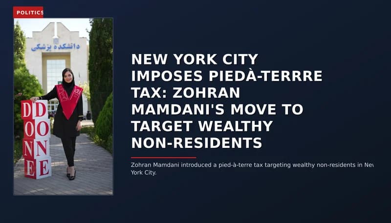 POLITICS: NEW YORK CITY IMPOSES PIEDÀ-TERRRE TAX: ZOHRAN MAMDANI'S MOVE TO TARGET WEALTHY NON-RESIDE — VPNews