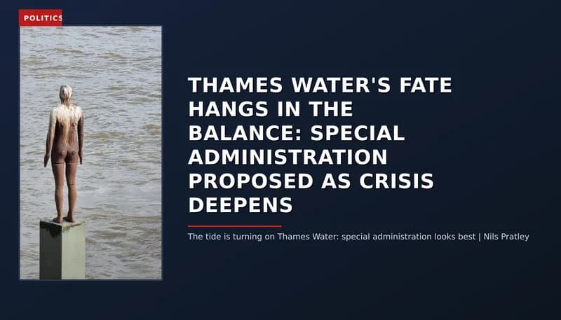 POLITICS: THAMES WATER'S FATE HANGS IN THE BALANCE: SPECIAL ADMINISTRATION PROPOSED AS CRISIS DEEPEN — VPNews