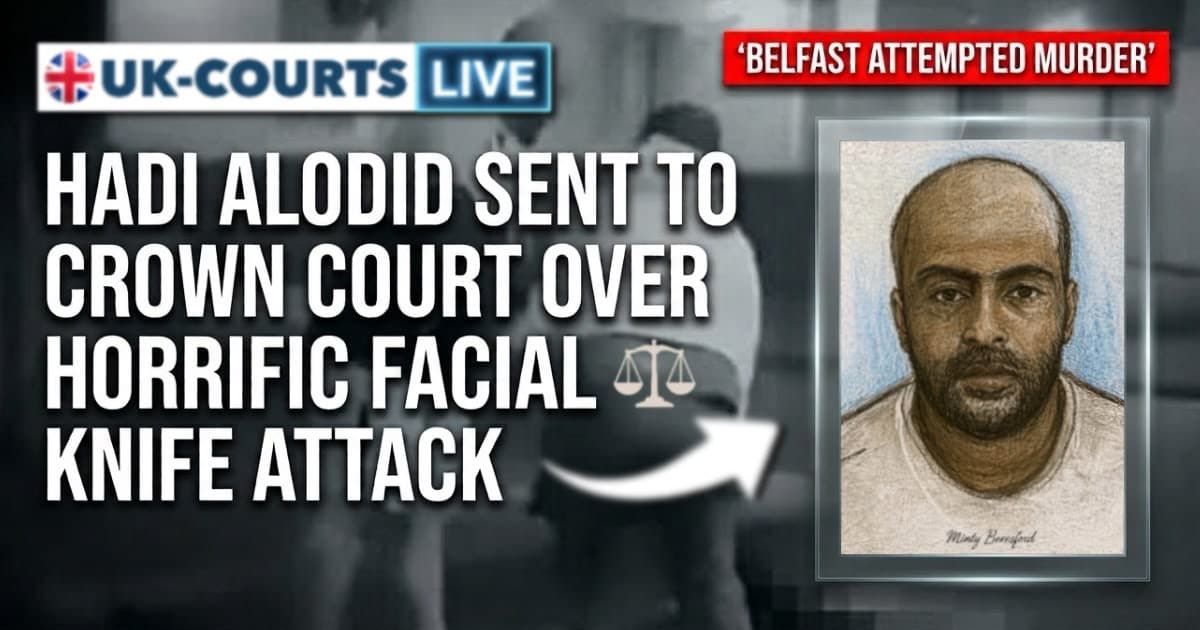 Image of Hadi Alodid, set to face trial over Belfast stabbing