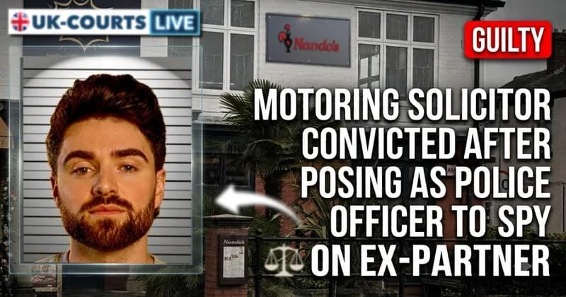 Motoring Lawyer Conor Johnstone, convicted of impersonating a police officer to request CCTV of ez partner