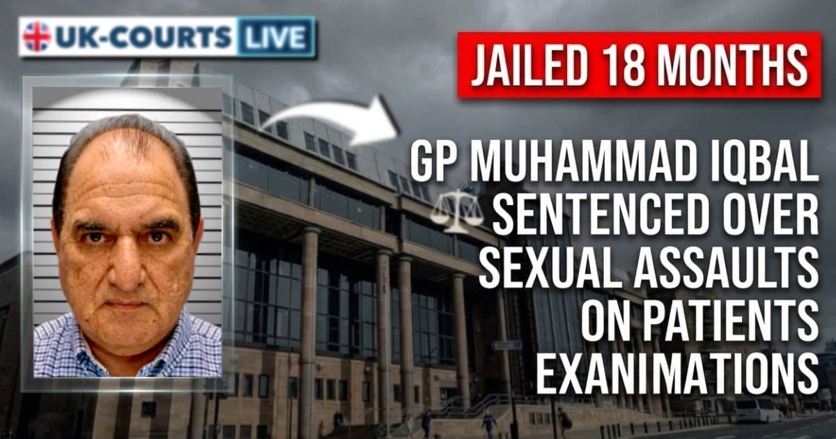 Muhammad Iqbal, GP jailed for sexually assaulting patients