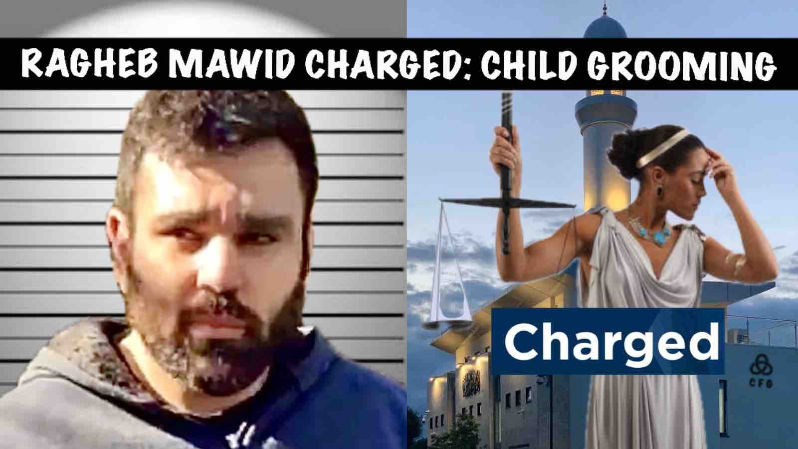 Alleged child accused ragheb mawid: Charged: