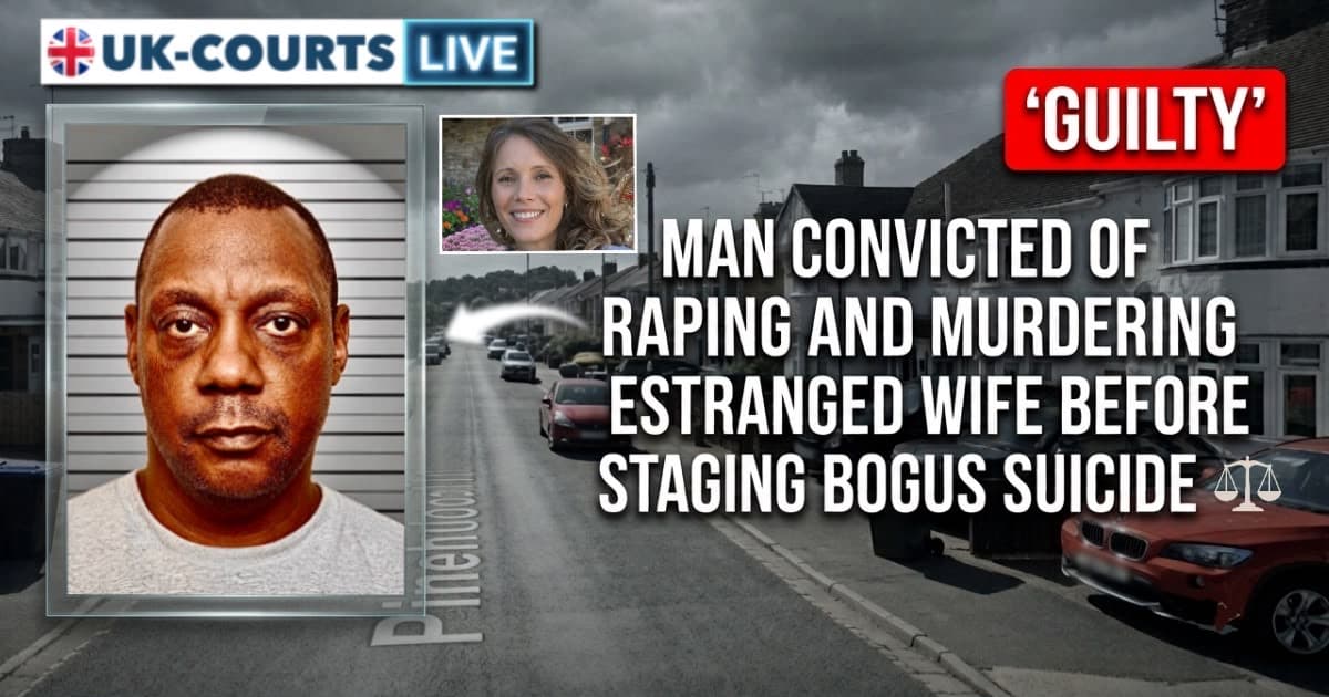 Michael Thompson, guilty of raping & murdering estranged wife Kimberley