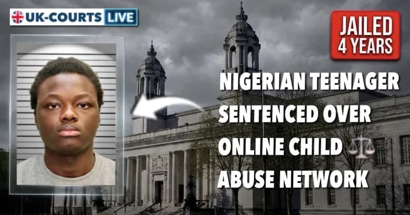 Cardiff teen Gift Ayoola, jailed for making and selling inline child abuse mayerial