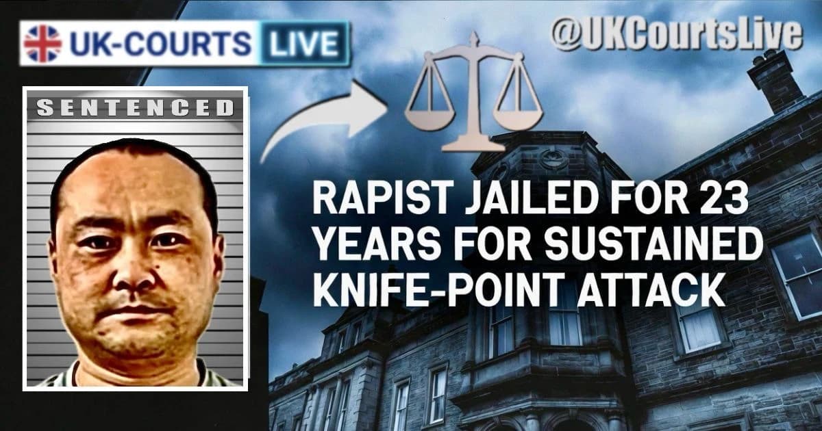 Professional Video Production News thumbnail featuring defendant Bo Yang against a court exterior backdrop