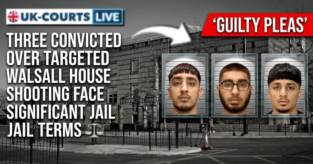 Images of Mohammed Khan, 20, Junaid Shabir, 21, and Haider Shabir, 23, convicted of shooting conspiracy.