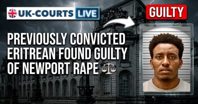 Eritrean Channel migrant Radiet Meles, convicted of rape