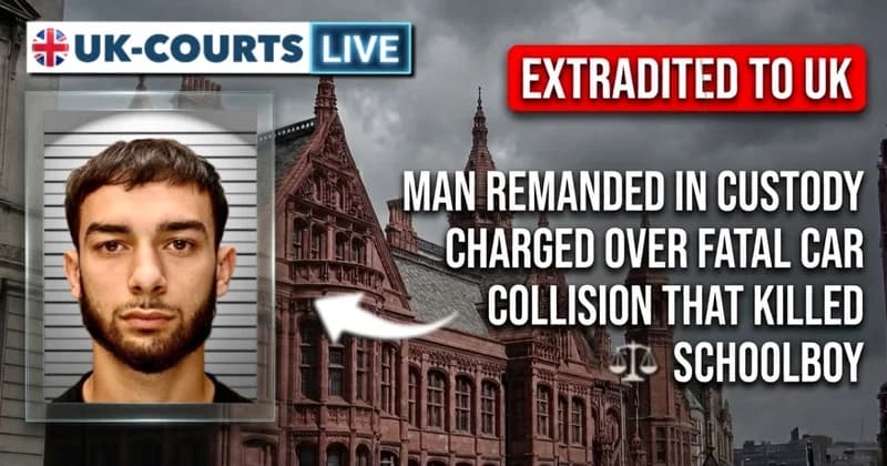 Extradited Latvian fugitive Dolars Aleksanders, charged with death by dangerous driving