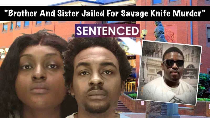 Video Production News thumbnail showing siblings jailed for Birmingham Murder