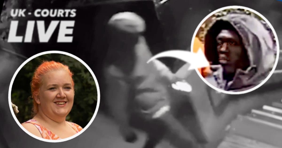 Asylum seeker Deng Chol Majek caught on CCTV.