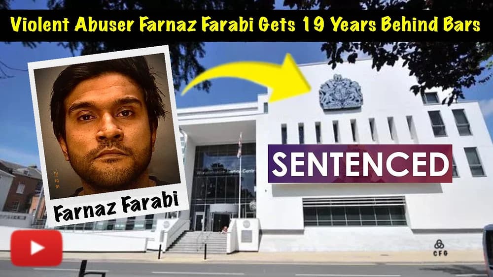 Farnaz Farabi In front of a Court background