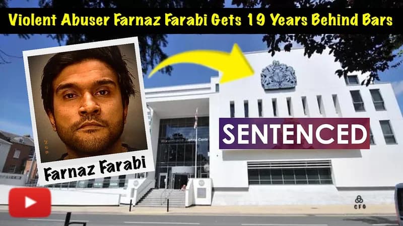 Farnaz Farabi In front of a Court background