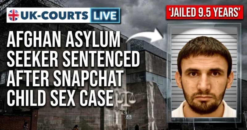 Abdul Khan, Afghan asylum seeker jailed for child rape & online grooming