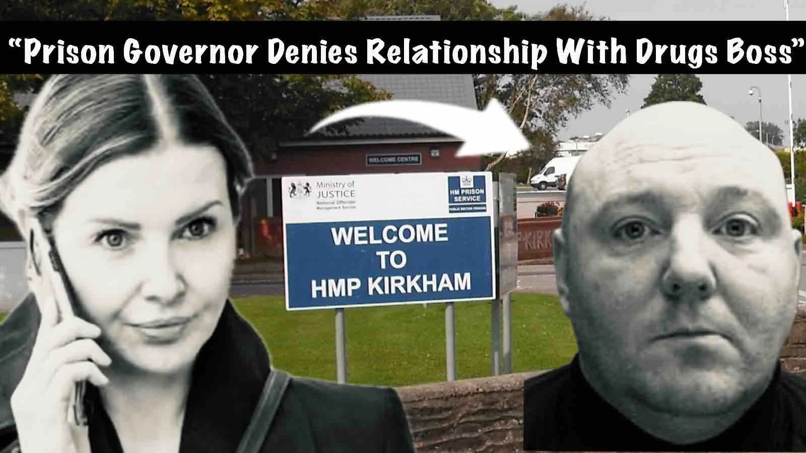 Prison governor Kerri Pegg, pictured, accused of affair with drugs boss Anthony Saunderson, pictured