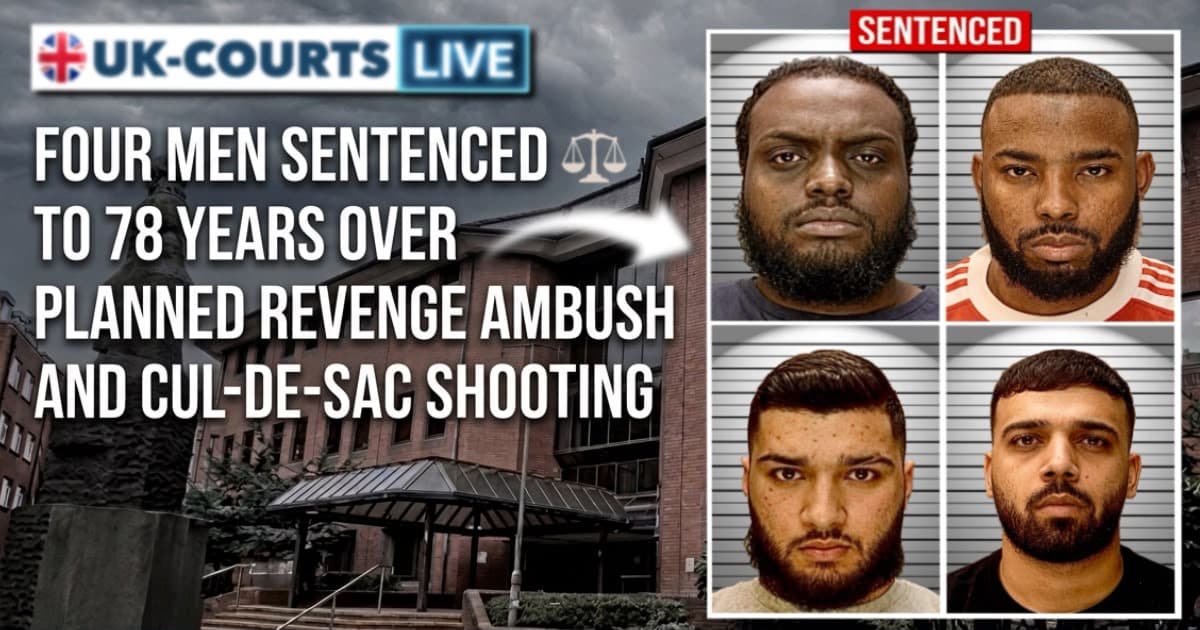 Awil Mohammed, Abdelhafez Mohammed, Mohammed Aziz and Humza Tufail, jailed 78 years for Birmingham shooting