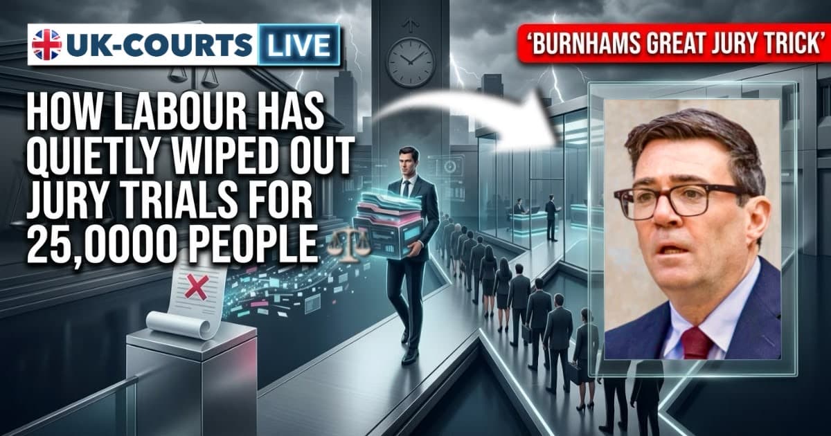 Image of Andy Burnham for jury trial restrictionsnews thumbnail nage.