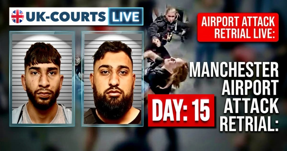Image of Manchester Airport Attack thugs Day 8
