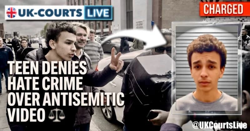 Image depicting alleged antisemitic teen Mohamed Sibous, 18