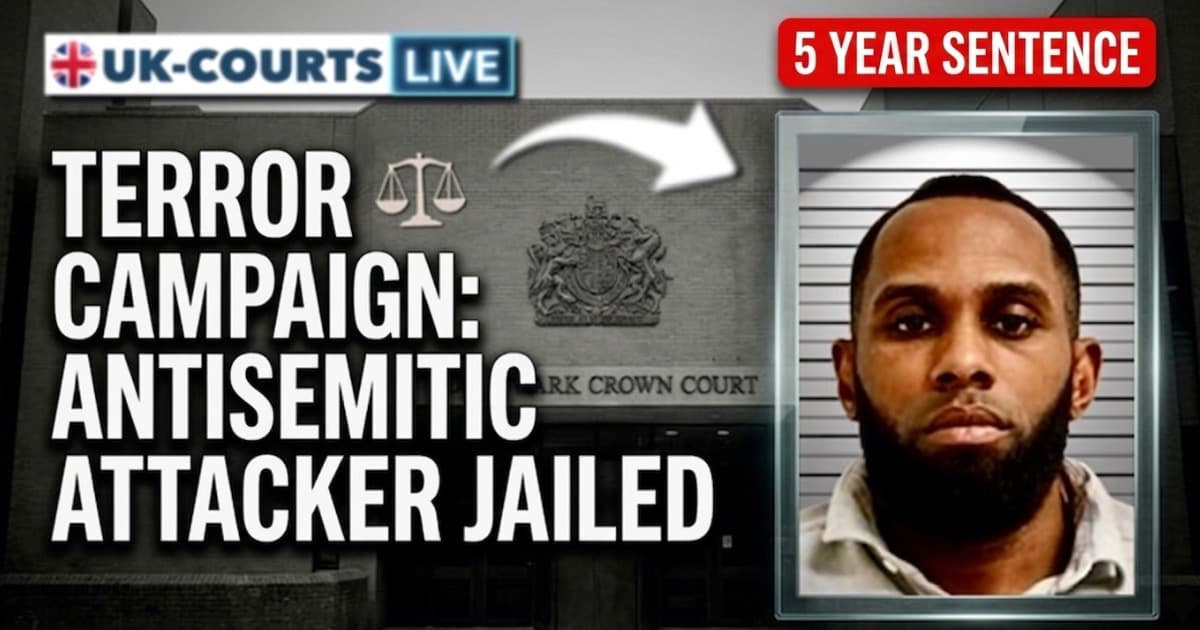 Image depicting antisemitic anti Jewish criminal Tavius Jean Charles
