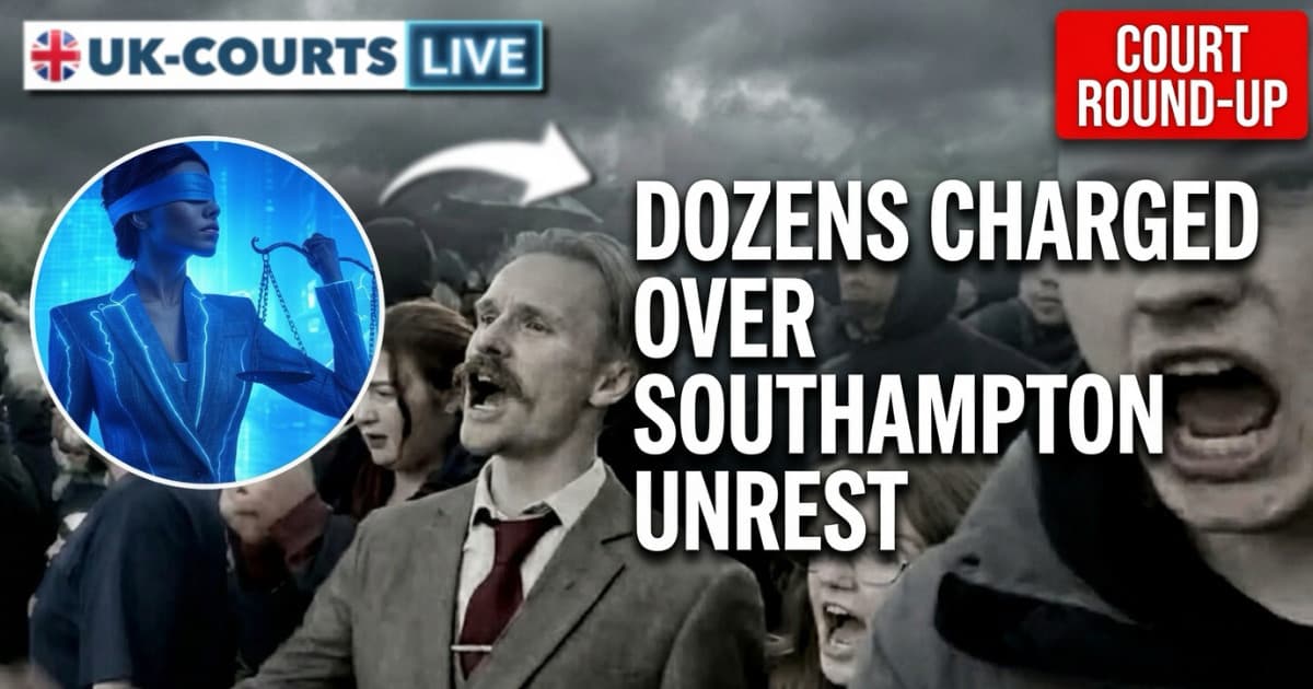 Image depicting Southampton Riots charged totals