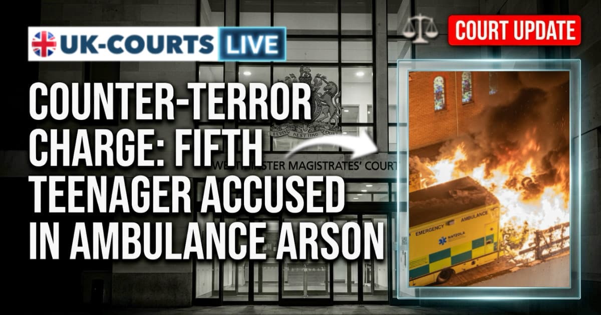 Image of Golders Hill Ambulance Arson and Subhan Ahmed