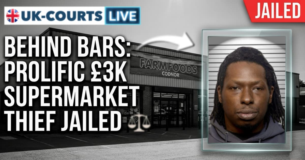 Image of Jailed prolific Shoplifter Simon Spencer