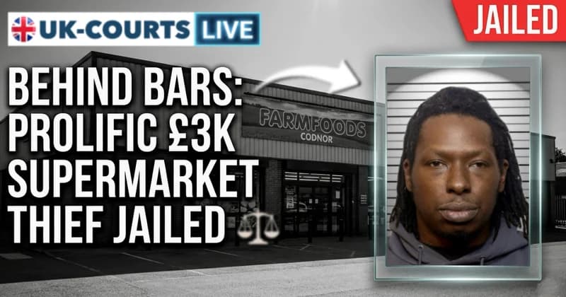 Image of Jailed prolific Shoplifter Simon Spencer