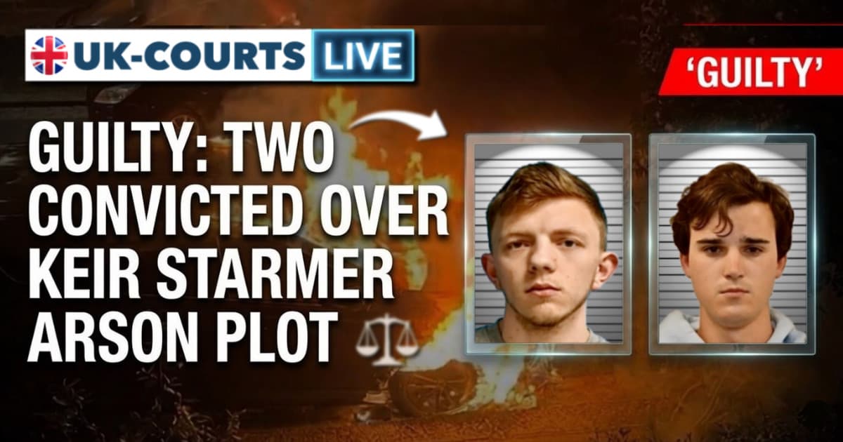 Image of convicted arsonists Roman Lavrynovych and Stanislav Carpiuc