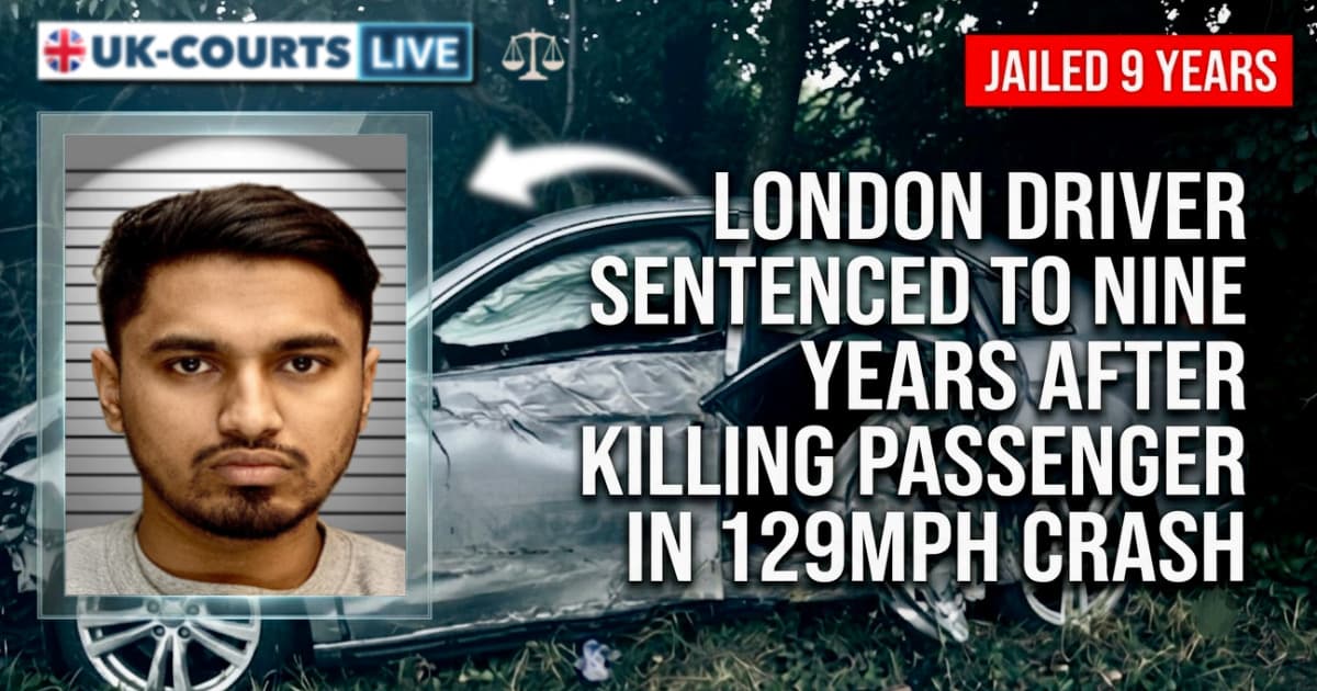 Image of jailed fatal car crash driver Arafath Ahmed