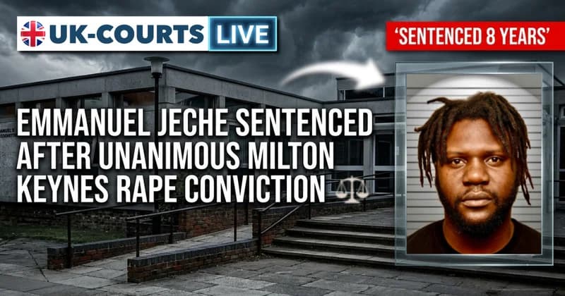 Image of convicted and sentenced rapist Emmanuel Jeche
