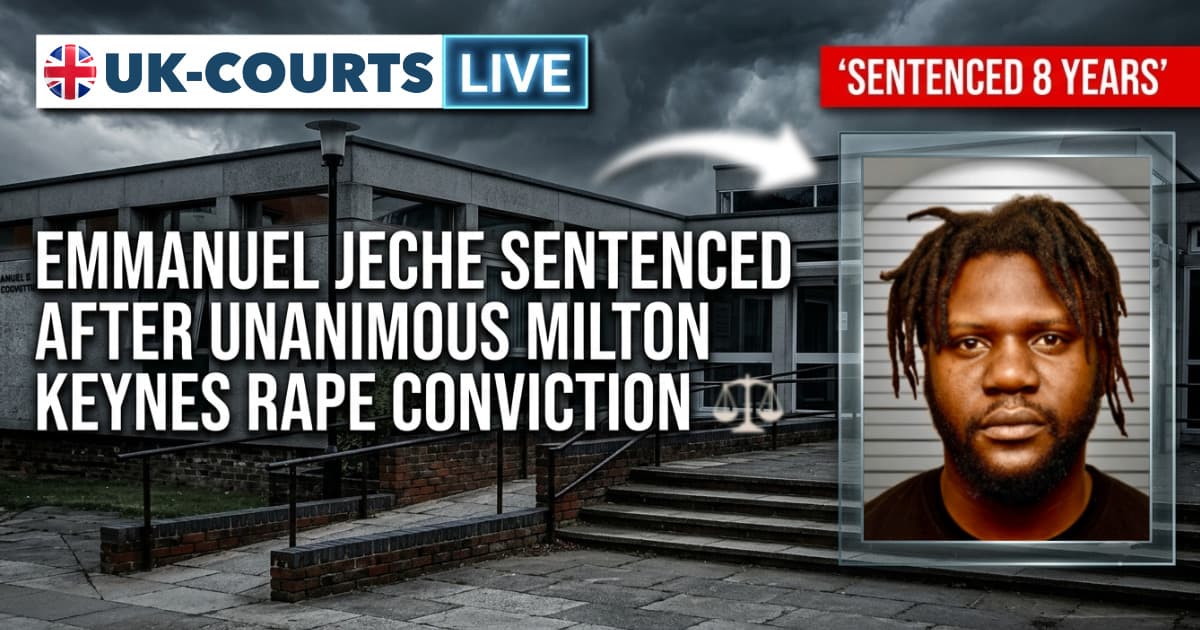 Image of convicted and sentenced rapist Emmanuel Jeche
