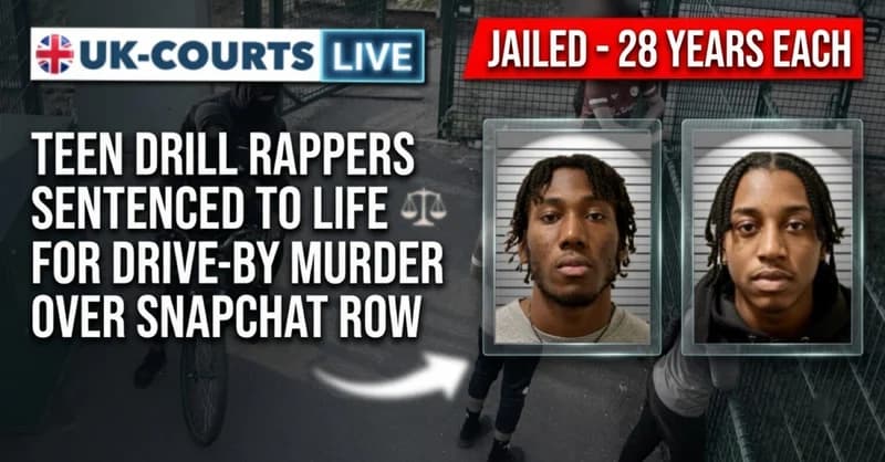 Image of Jailed Teen Drill Rap Murderes Drill Rappers Emmanuel Popoola & Tayvon Etefia