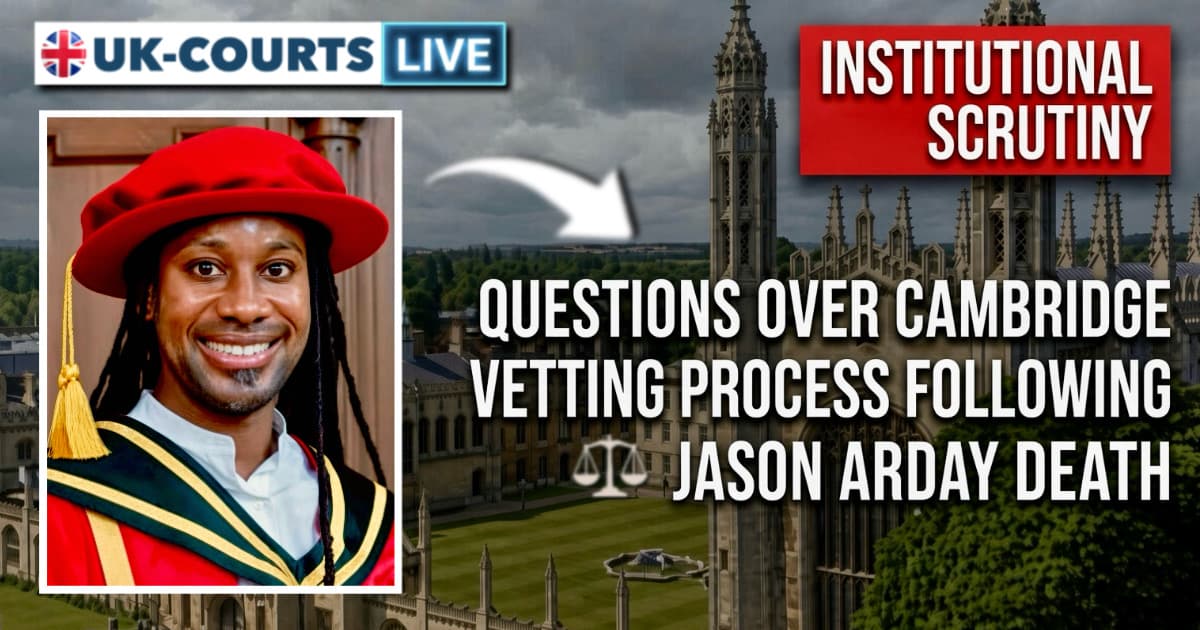 Image featuring discraced ex Cambridge Premier Jason Arday following his death