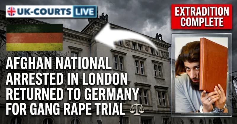 Image of extradited accused gang rapist Kambiz H