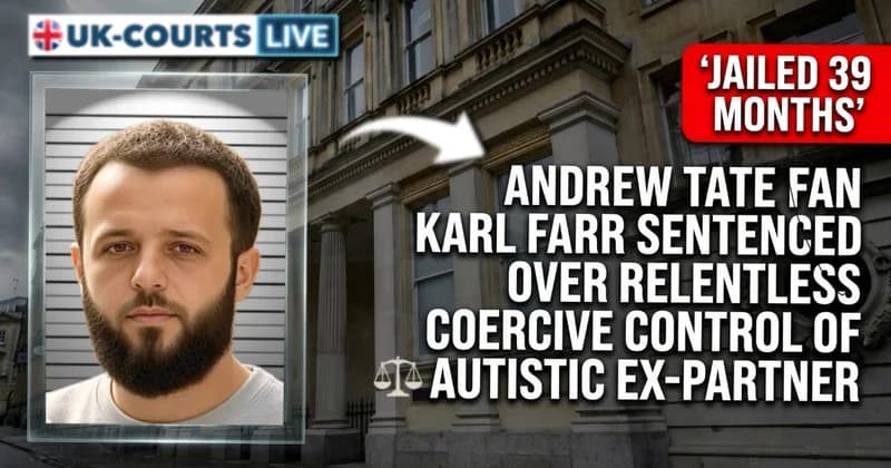 Image of Andrew Tate Fan and convicted coercive controller Karl Farr