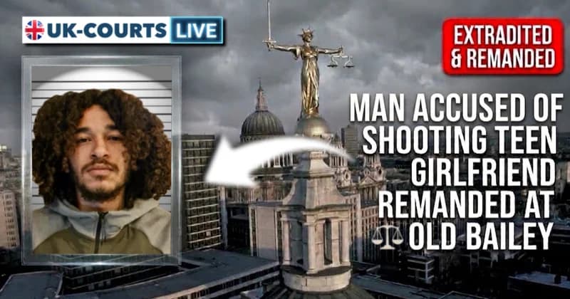 Image of extradited and renamed accused murderer