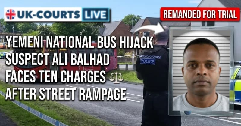 Image of bus theft hijacker Ali Balhad