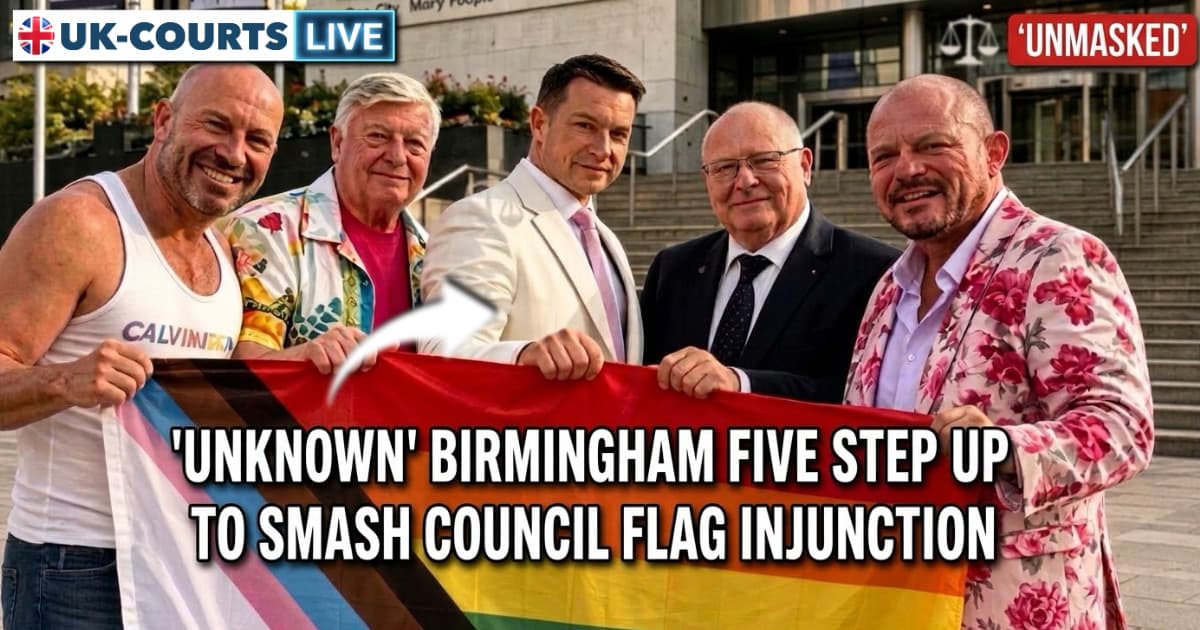 Image of the formerly unknown five led by Adam Adam Biggs