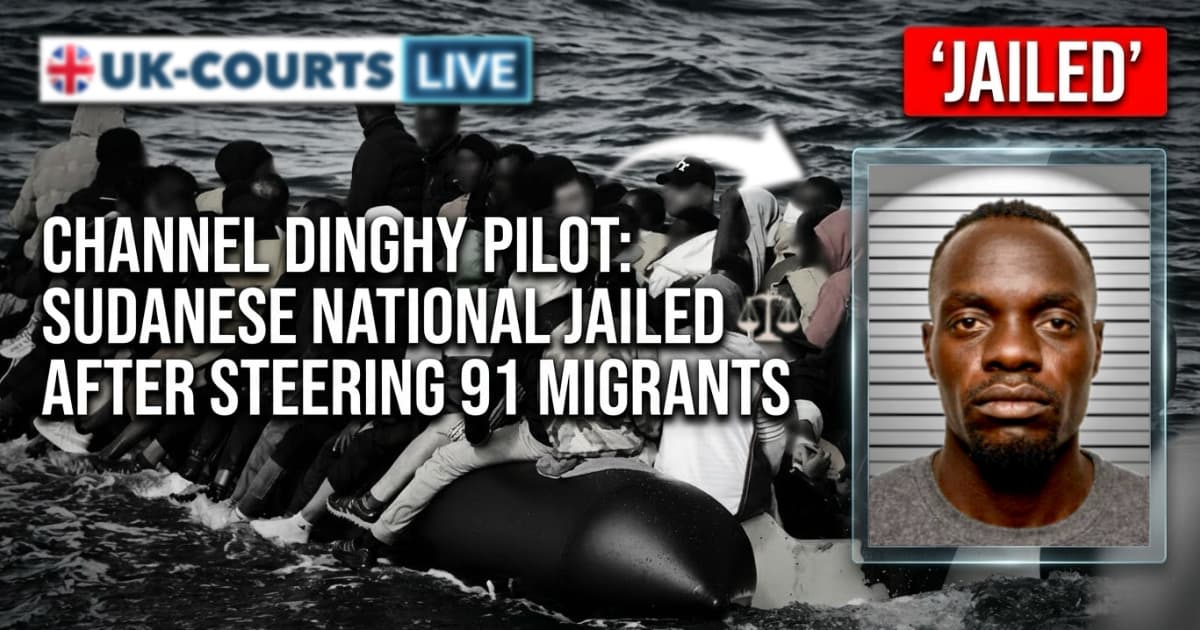 Picture of convicted illegal migrant pilot Gatwang Deng