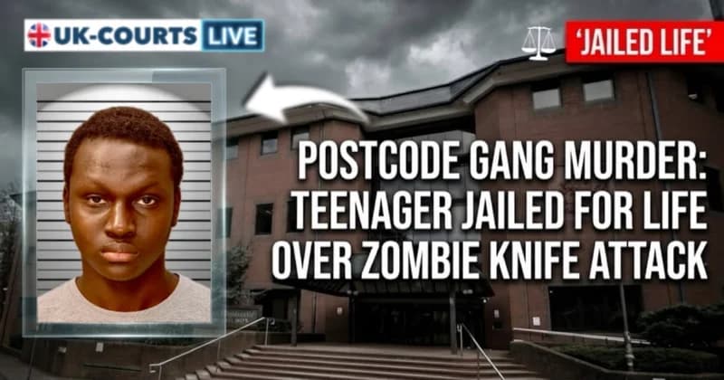 Custody photo of Oumar “Omizz” Traore, jailed for postcode murder