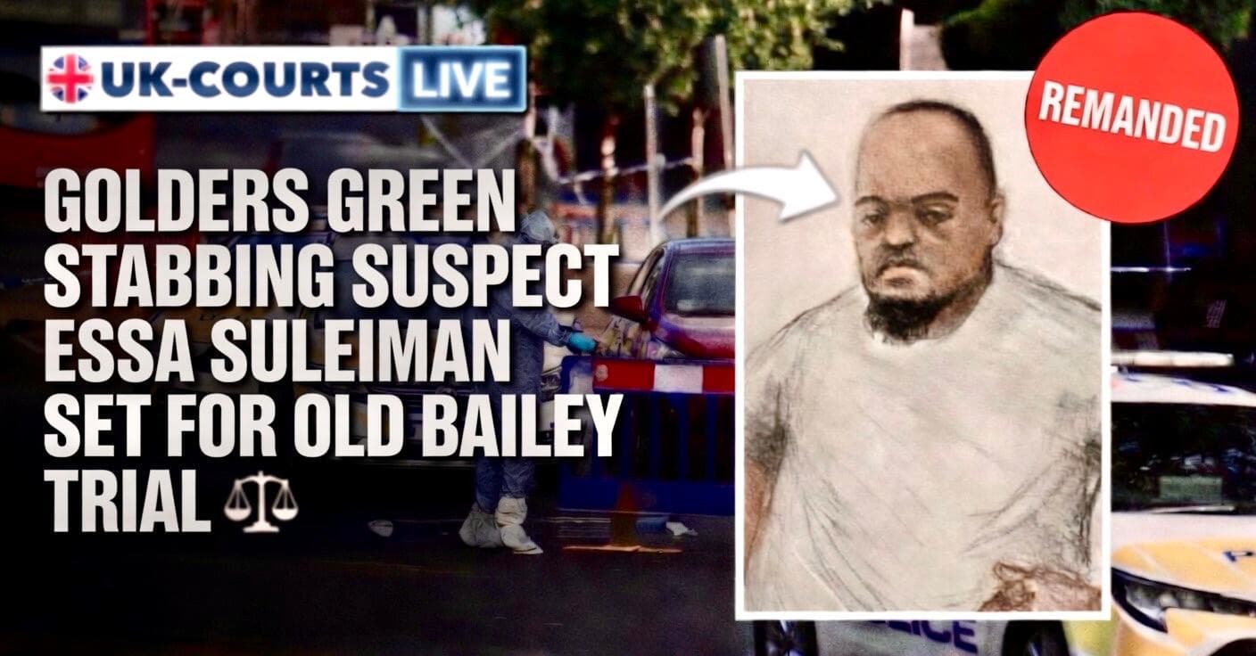 Golder’s Green Stabbing Trial Date Set?Graphic News Thumbnail