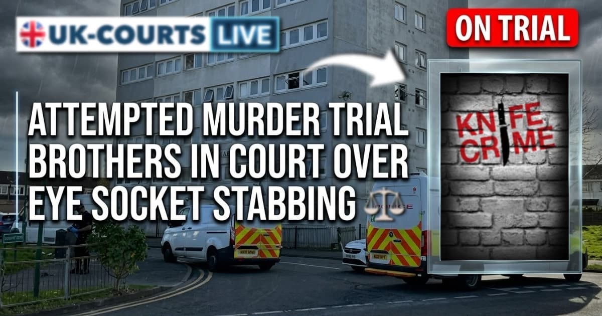 News thumbnail featuring police tape at crime scene