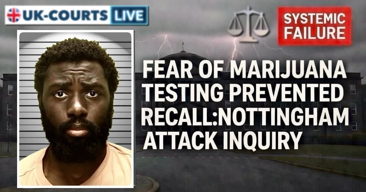 Nottingham attack inquiry - fear of marijuana testing prevented recall