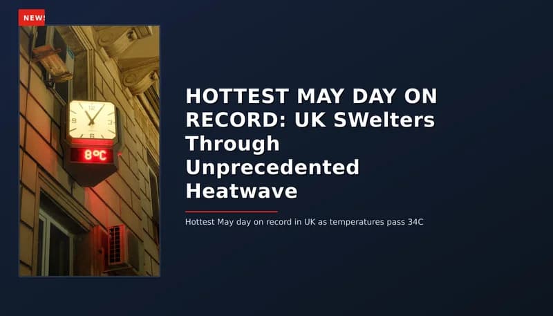 NEWS: HOTTEST MAY DAY ON RECORD: UK SWelters Through Unprecedented Heatwave — VPNews