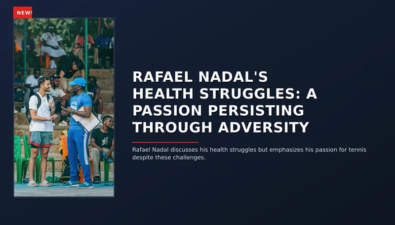 NEWS: RAFAEL NADAL'S HEALTH STRUGGLES: A PASSION PERSISTING THROUGH ADVERSITY — VPNews