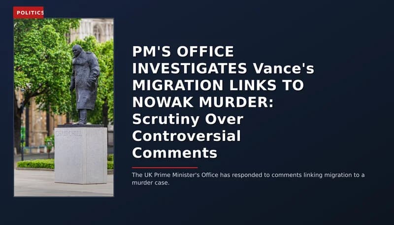POLITICS: PM'S OFFICE INVESTIGATES Vance's MIGRATION LINKS TO NOWAK MURDER: Scrutiny Over Controvers — VPNews