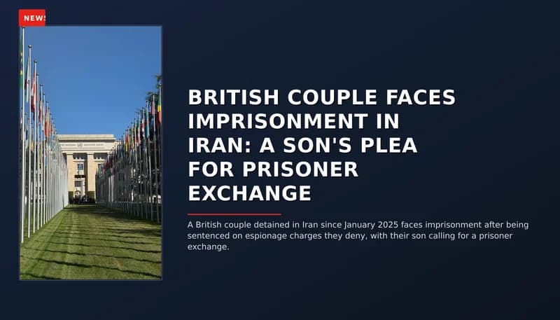 NEWS: BRITISH COUPLE FACES IMPRISONMENT IN IRAN: A SON'S PLEA FOR PRISONER EXCHANGE — VPNews
